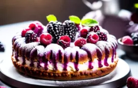 Überbackene Brombeertorte - Ein köstliches Dessert für besondere Anlässe