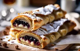 Überbackener Topfenstrudel - Ein köstlicher Strudel aus Topfen und Früchten