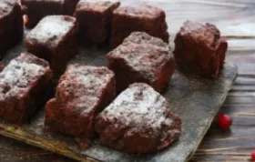 Vegane Cranberry Brownies