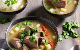 Wärmende Lammfleisch-Gemüsesuppe