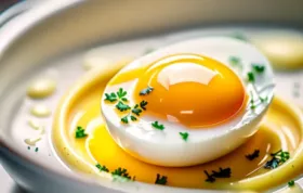 Zart gegartes Ei in Butter geschmort