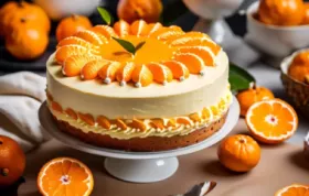 Zarte Mandarinenschnitten mit einer leckeren Buttercreme