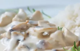 Zartes Geschnetzeltes mit aromatischen Champignons