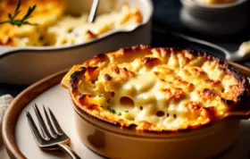 Zweierlei Käse Gratin