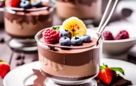 Zwetschkenbecher mit Schokocreme – ein fruchtig-schokoladiges Dessert